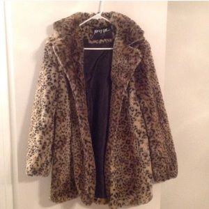 Nasty Gal Cat Skills Leopard Jacket - Size Small